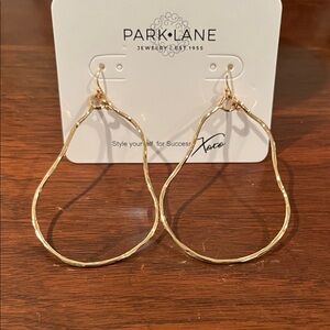 Park Lane Gold Teardrop Earrings